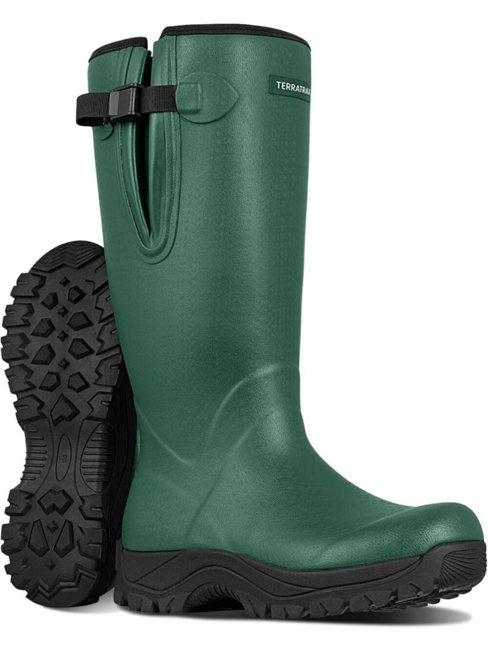 Men's Waterproof Rubber Mud Boots - Durable, Slip-Resistant for Farm & Work
